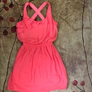 Fun pink dress!